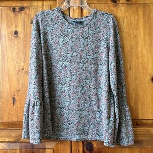 Lucky Brand Pullover With Bell Sleeve Size L